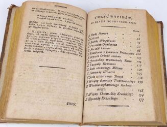 WYBÓR RÓŻNYCH GATUNKÓW POEZYI Z RYMOTWORCOW POLSKICH  dla użytku młodzieży cz.1-3 1820. Oprawa. Seneka, Wolter, Racine, Homer, Wirgiliusz, Milton - 12