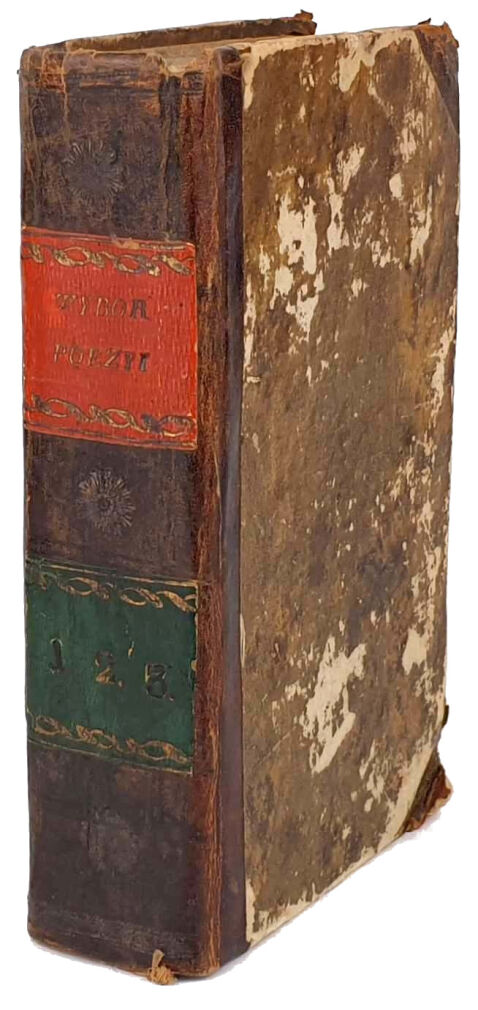 WYBÓR RÓŻNYCH GATUNKÓW POEZYI Z RYMOTWORCOW POLSKICH  dla użytku młodzieży cz.1-3 1820. Oprawa. Seneka, Wolter, Racine, Homer, Wirgiliusz, Milton