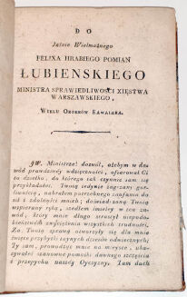 SUROWIECKI - O UPADKU PRZEMYSŁU I MIAST W POLSZCE wyd. 1810 - 3