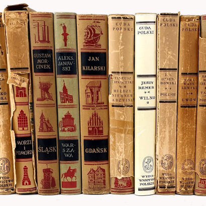 CUDA POLSKI [komplet 14 tomów w oryginalnych oprawach wydawniczych] [1930-1938]