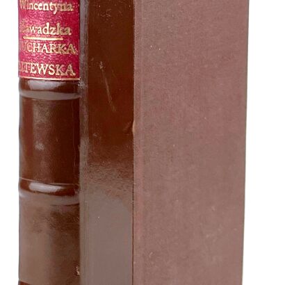 KUCHARKA LITEWSKA  Wilno 1874 półskórek