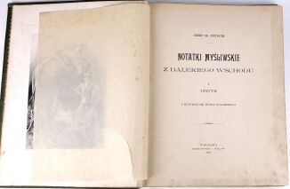 POTOCKI - NOTATKI MYŚLIWSKIE Z DALEKIEGO WSCHODU 1-2 ilustr. Stachiewicza 1896r. - 38
