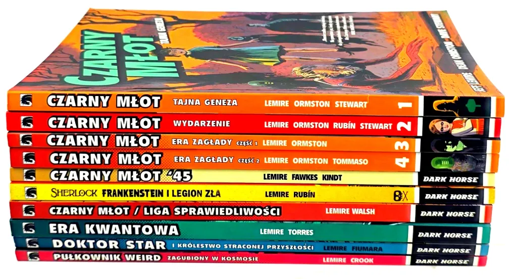 CZARNY MŁOT - JEFF LEMIRE. ZESTAW 10 ALBUMÓW - SERIA GŁÓWNA I SPIN-OFFY