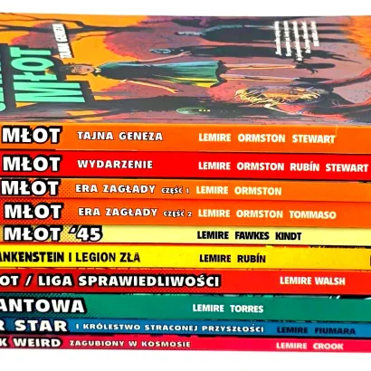 CZARNY MŁOT - JEFF LEMIRE. ZESTAW 10 ALBUMÓW - SERIA GŁÓWNA I SPIN-OFFY