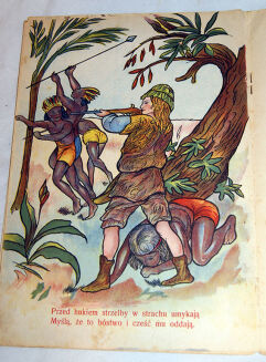 ROBINSON KRUZOE  barwne ilustracje Salon Malarzy - 5