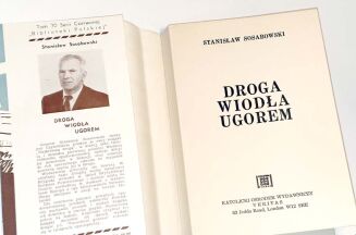 SOSABOWSKI- DROGA WIODŁA UGOREM wyd. Londyn - 2