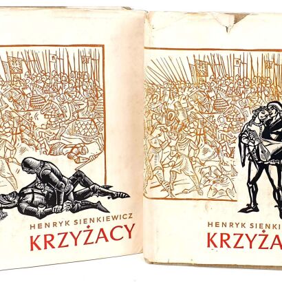SIENKIEWICZ- KRZYŻACY t. I,II wyd. 1960 NAJEPSZE drzeworyty  TOEPFER