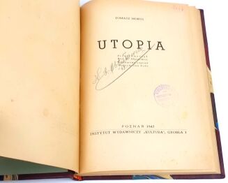 MORUS- UTOPIA wyd. 1947 - 6