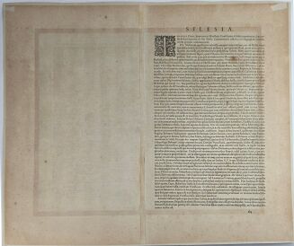 [MAPA ŚLĄSKA] ORTELIUS Abraham - DUCATUS SILESIAE TABULA [ca 1595] - 2