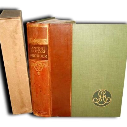 POTOCKI- GROTTGER wyd. 1907r. ILUSTRACJE. PIEKNA OPRAWA W ETUI Stan