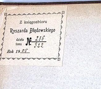 DARWIN- O POWSTAWANIU GATUNKÓW wyd. 1884r. półskórek z epoki. Z księgozbioru Ryszarda Błędowskiego) - 3
