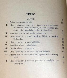 TRZECIAK - UBÓJ RYTUALNY W ŚWIETLE BIBLII I TALMUDU wyd. 1935 - 2