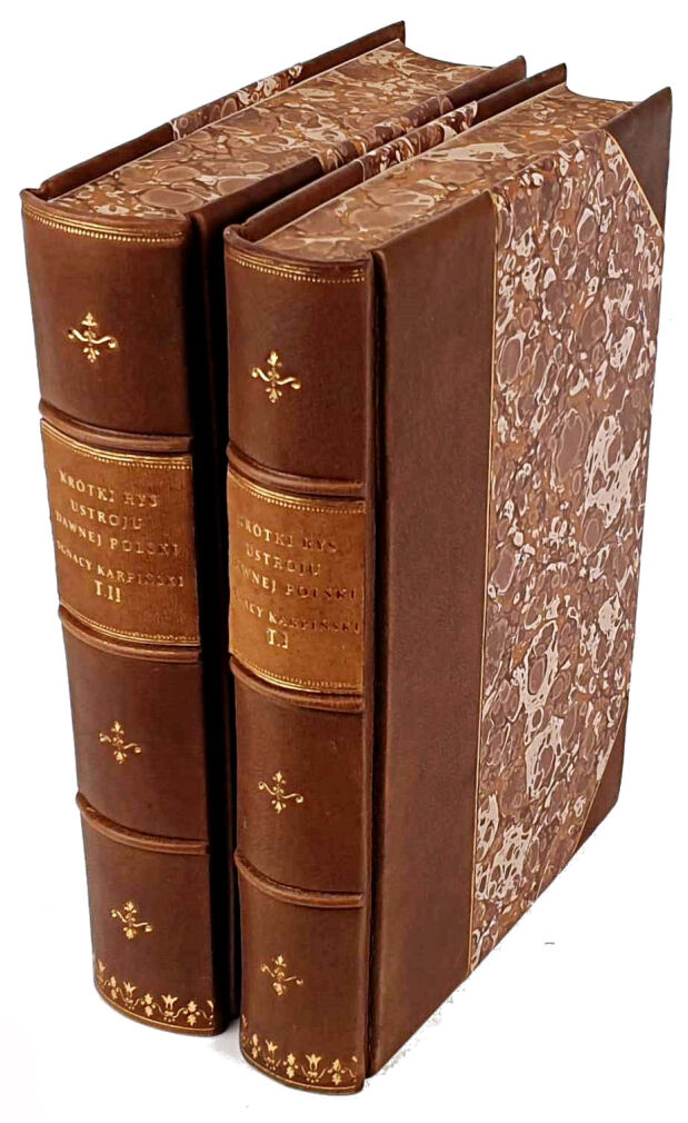 KARPIŃSKI- KRÓTKI RYS UTWORU DAWNEJ POLSKI I POGLĄDY NA PRZESZŁOŚĆ T. 1-2 [komplet w 2 wol.] wyd. 1887