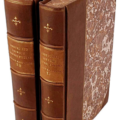 KARPIŃSKI- KRÓTKI RYS UTWORU DAWNEJ POLSKI I POGLĄDY NA PRZESZŁOŚĆ T. 1-2 [komplet w 2 wol.] wyd. 1887