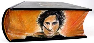 Frank Herbert - The Great Dune Trilogy premium leather rebound, fore edge painting - 7
