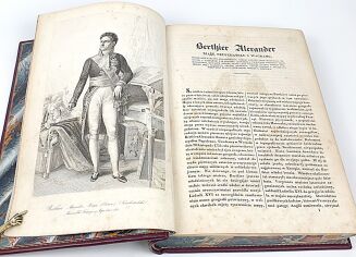 ŻYCIE MARSZAŁKÓW FRANCUZKICH Z CZASÓW NAPOLEONA  1841r. staloryty OPRAWA - 6