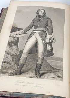 ŻYCIE MARSZAŁKÓW FRANCUZKICH Z CZASÓW NAPOLEONA  1841r. staloryty OPRAWA - 9