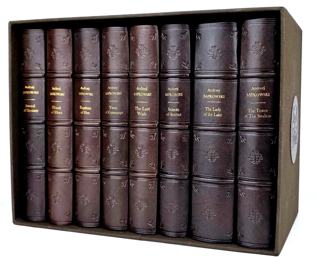 Andrzej Sapkowski - The Witcher Complete Series, Leather Binding
