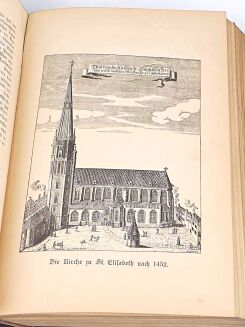 WEISS - CHRONIK DER STADT BRESLAU VON DER ÄLTESTEN BIS ZUR NEUESTEN ZEIT.  KRONIKA MIASTA WROCŁAWIA 1888r. drzeworyty OPRAWA - 7