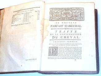 [OGÓLNA I POWSZECHNA WIEDZA O KONIACH] GARSAULT - LE NOUVEAU PARFAIT MARECHAL OU LA CONNAISSANCE GENERALE GENERALE ET UNIVERSELLE DU CHEVAL wyd. 1770 - 4