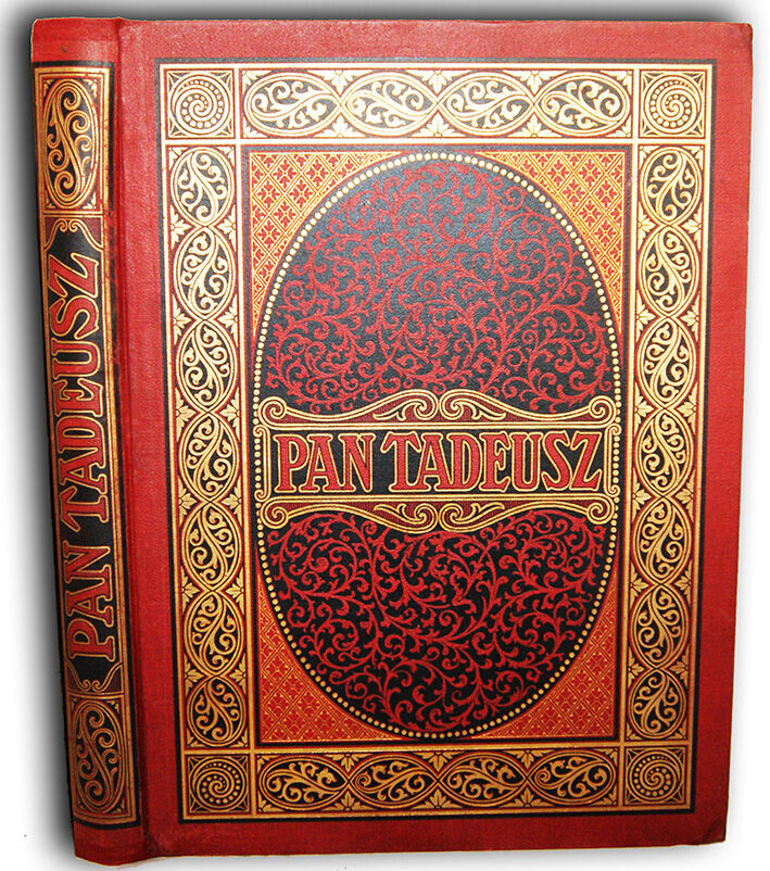 MICKIEWICZ- PAN TADEUSZ z illustracjami E. M. Andriollego OPRAWA folio STAN BDB