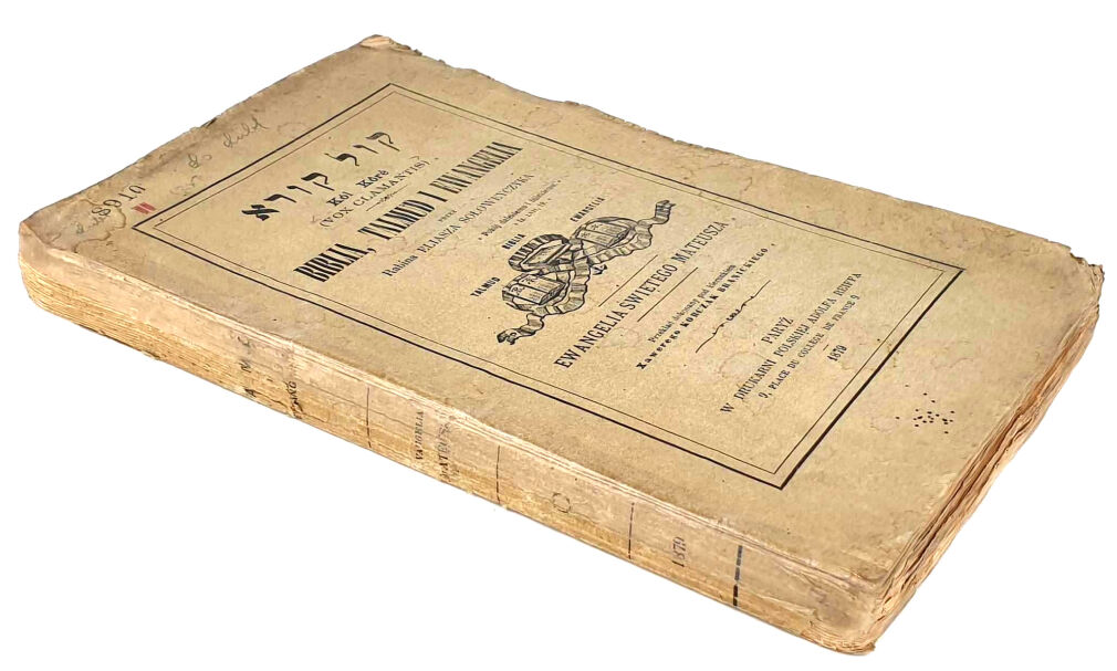 SOŁOWEYCZYK- BIBLIA, TALMUD I EWANGELIA 1879