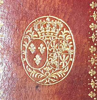 SUPEREKSLIBRIS Marii Leszczyńskiej, królowej Francji - EXERCISES ET PRIERES wyd. 1756 - 2