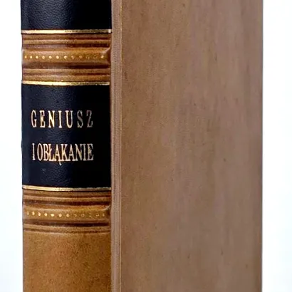LOMBROSO - GENIUSZ I OBŁĄKANIE wyd. 1887