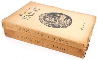 GOETHE- FAUST 1-2 (komplet) z podpisem Emila Zegadłowicza i Franciszka Foltina - 2