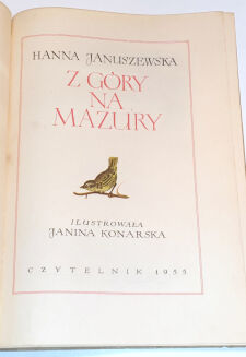 JANUSZEWSKA - Z GÓRY NA MAZURY wyd.1 - 2