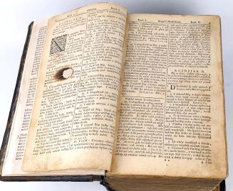 WUJEK - BIBLIA, to iest księgi Starego y Nowego Testamentu. Wrocław 1740. II pełne wydanie - 10