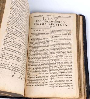 WUJEK - BIBLIA, to iest księgi Starego y Nowego Testamentu. Wrocław 1740. II pełne wydanie - 13