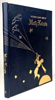 ANTOINE DE SAINT-EXUPERY -THE LITTLE PRINCE 1st edition from 1958. ARTISTIC BACKGROUND, leather binging - 2