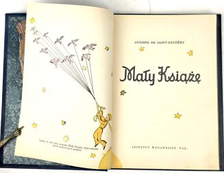 ANTOINE DE SAINT-EXUPERY -THE LITTLE PRINCE 1st edition from 1958. ARTISTIC BACKGROUND, leather binging - 7