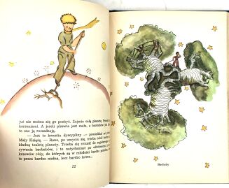ANTOINE DE SAINT-EXUPERY -THE LITTLE PRINCE 1st edition from 1958. ARTISTIC BACKGROUND, leather binging - 8