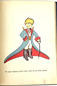 ANTOINE DE SAINT-EXUPERY -THE LITTLE PRINCE 1st edition from 1958. ARTISTIC BACKGROUND, leather binging - 10