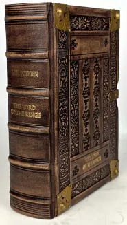 J.R.R. Tolkien - The Lord Of The Rings Exclusive Leather Binding, limited edition, copy number 85, fore edge painting, metalwork - 2