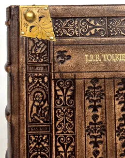 J.R.R. Tolkien - The Lord Of The Rings Exclusive Leather Binding, limited edition, copy number 85, fore edge painting, metalwork - 5