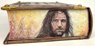 J.R.R. Tolkien - The Lord Of The Rings Exclusive Leather Binding, limited edition, copy number 85, fore edge painting, metalwork - 7