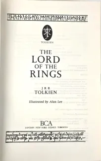 J.R.R. Tolkien - The Lord Of The Rings Exclusive Leather Binding, limited edition, copy number 85, fore edge painting, metalwork - 11