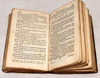 BIBLIA WUYKA Nowy Testament 1772r.w Chełmnie SKÓRA - 6