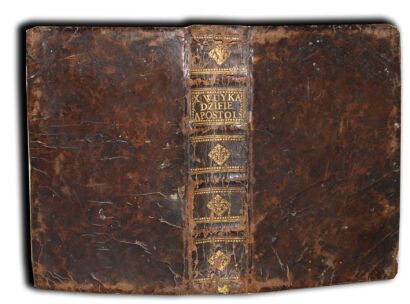 BIBLIA WUYKA Nowy Testament 1772r.w Chełmnie SKÓRA