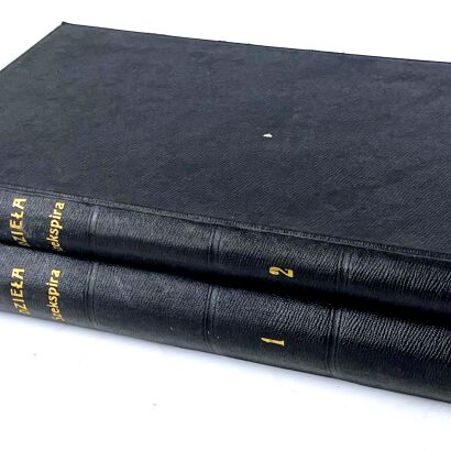 SZEKSPIR- DZIEŁA DRAMATYCZNE SZEKSPIRA T. I-II wyd. 1866
