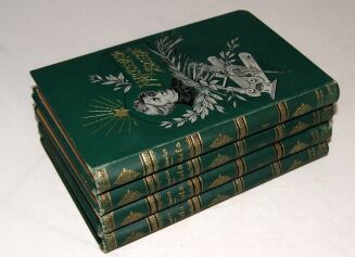 MICKIEWICZ -DZIEŁA wyd. Biegeleisen LWÓW 1893r. Tom I-IV OPRAWA WYDAWNICZA 4 portrety autora i podobizny autografów - 6