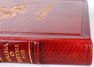 ŻEROMSKI- DUMA O HETMANIE podpis Autora, skóra - 3