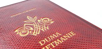 ŻEROMSKI- DUMA O HETMANIE podpis Autora, skóra - 4