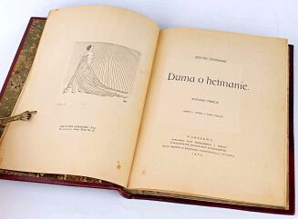 ŻEROMSKI- DUMA O HETMANIE podpis Autora, skóra - 7