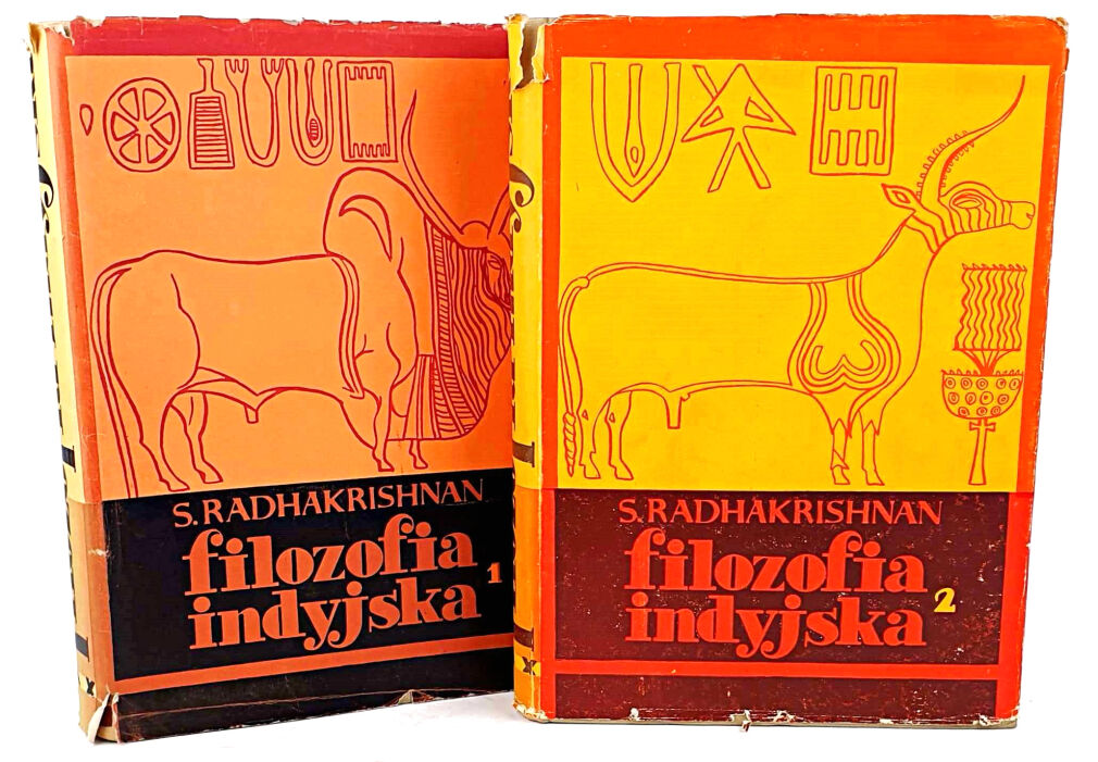 RADHAKRISHNAN - FILOZOFIA INDYJSKA T. 1-2 (komplet) wyd. 1958r.