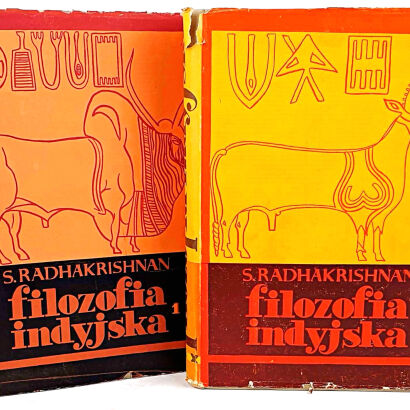 RADHAKRISHNAN - FILOZOFIA INDYJSKA T. 1-2 (komplet) wyd. 1958r.