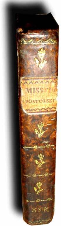 MISSYI APOSTOLSKIEY Część III PÓŁSKÓREK Z EPOKI wyd. 1792r.